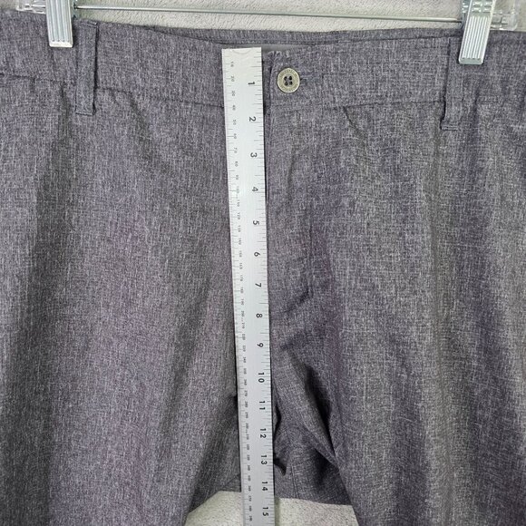 Mens Swiss Tech Gray Golf Shorts Quick Dry 100% Polyester 10" Inseam Size 44 - Picture 5 of 10